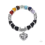 Bracelet 7 Chakras d'Amour en perles colorées