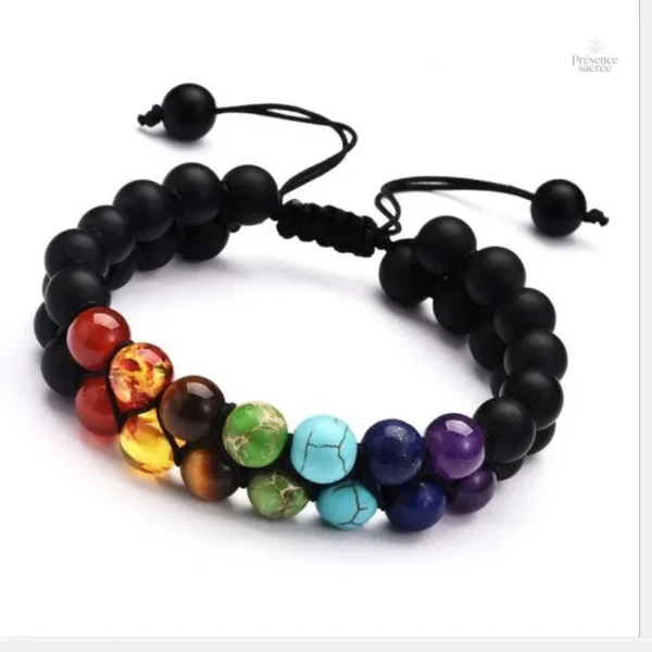 Bracelet en perles de chakra pour équilibre énergétique