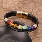Bracelet zen 7 chakras pour homme