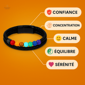 Bracelet en pierres naturelles 7 chakras