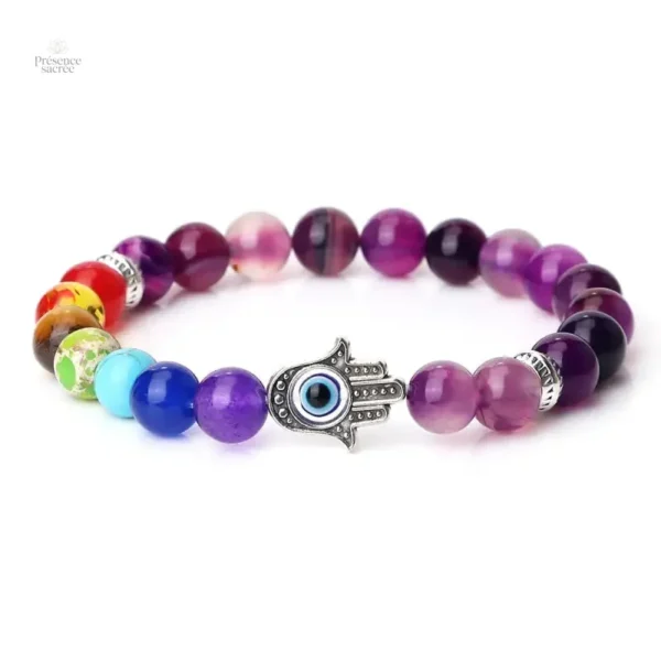 Bracelet Hamsa, art et énergie des chakras
