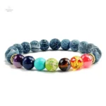 Bracelet zen 7 Chakras pour la sérénité