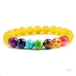 Bracelet 7 Chakras design élégant pour le