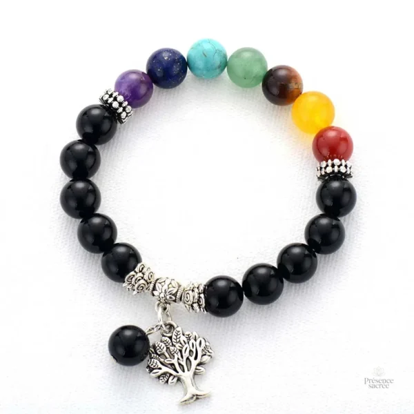 Bracelet en pierres naturelles pour équilibrer les chakras