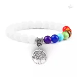 Bracelet en pierres semi-précieuses 7 chakras