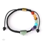 Bracelet de méditation 7 chakras, symbole de bien-être intérieur