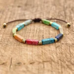 Bracelet 7 Chakras Femme en pierres naturelles
