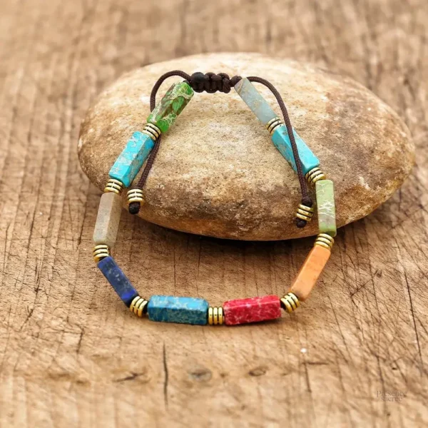 Accessoire bien-être 7 Chakras avec pierres naturelles