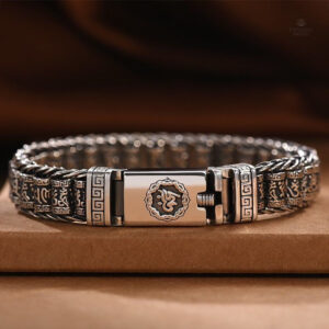 Accessoire spirituel en argent, mantra inclus