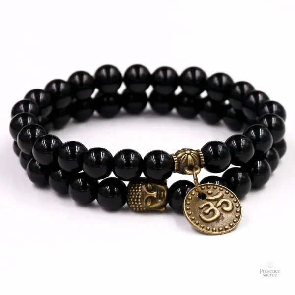 bracelet-avec-tete-de-bouddha-motif-om-1 Bracelet Bouddha avec Tête de Bouddha et motif Om