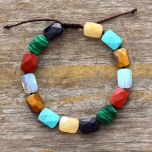 Bracelet Bohème 7 Chakras, accessoire spirituel et coloré