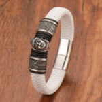 Cuir naturel pour bracelet Bouddha