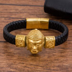 Accessoire Bouddha en or pour bien-être