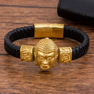 Accessoire Bouddha en or pour bien-être