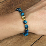 Élégant bracelet œil de tigre pour bien-être