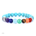 Bracelet coloré inspiré de la philosophie bouddhiste
