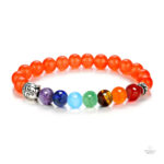 Bracelet en pierres naturelles aux couleurs variées