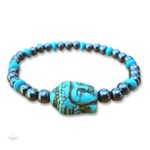 Bracelet Bouddha tibétain en pierre turquoise