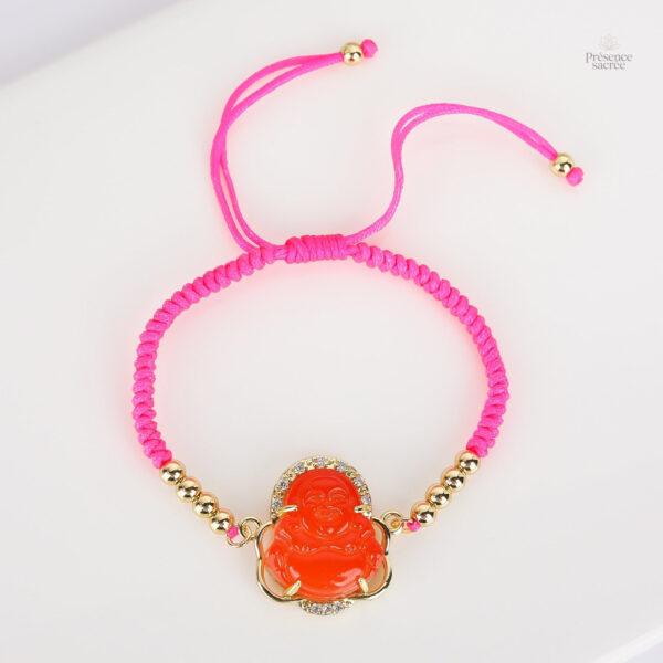 Bracelet méditatif Bouddha, éclat de zircon
