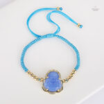 Bracelet spirituel Bouddha avec zircon décoratif