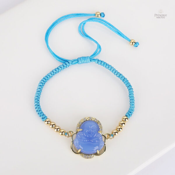 Bracelet spirituel Bouddha avec zircon décoratif