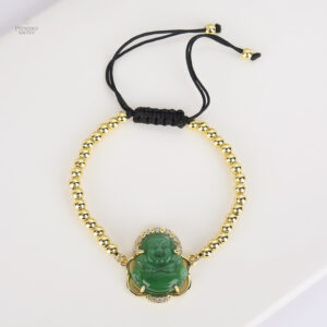 Bracelet bouddhiste en zircon, accessoire spirituel