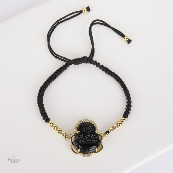 Bracelet zen Bouddha, ornements en zircon