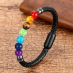 Bracelet Bouddhiste symbolisant les 7 chakras