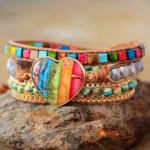 Bracelet Bohème 7 chakras en pierres naturelles