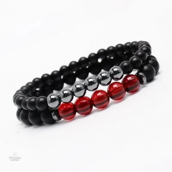 Bracelet énergisant à porter à deux, parfait pour les âmes sœurs