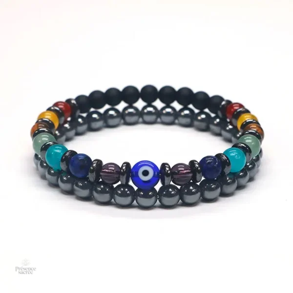 Bijou spirituel hématite, purification et alignement des chakras