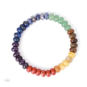 Bracelet Chakra en perles, harmonisation énergétique