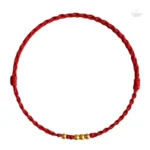 Bracelet zodiacal en corde rouge, symbole chinois