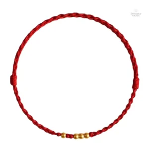Bracelet zodiacal en corde rouge, symbole chinois