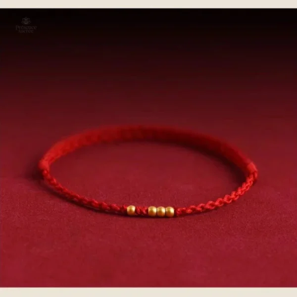Corde rouge du zodiaque, bracelet traditionnel chinois