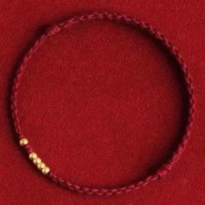 Bijou chinois en corde rouge, bracelet du zodiaque