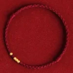 Bracelet zodiacal en rouge, style cordon