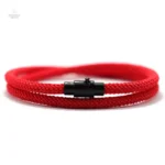 Bracelet Rouge en Cordon, accessoire tendance et coloré