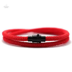 Bracelet Rouge en Cordon, accessoire tendance et coloré