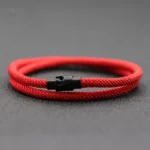 Bracelet en Cordon Rouge, style décontracté et moderne