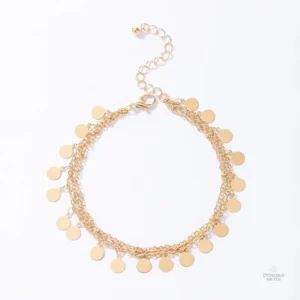 Bracelet de cheville en matériaux éthiques et durables