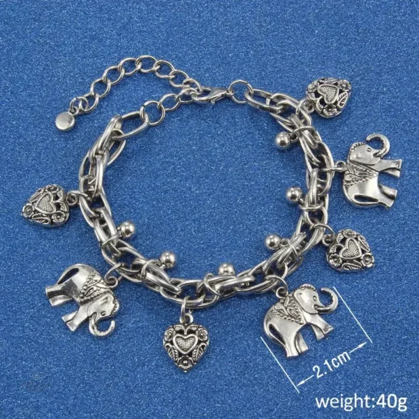 Bracelet de cheville tendance avec motif asiatique