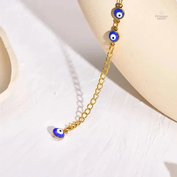 Bracelet de cheville Hamsa, parfait pour l'été