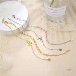 Bracelet de cheville tendance avec esprit Ohm