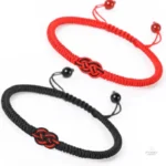 Accessoire spirituel tibétain, bracelet en corde tressée