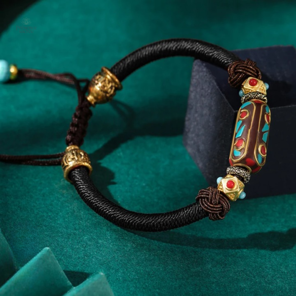 Bracelet Tibétain de la Chance Retro