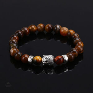 Bracelet Bouddha en perles de pierres naturelles