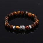 Bracelet de méditation avec perles de pierres