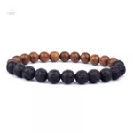 Bracelet en pierre de Lave pour la sérénité