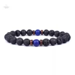 Bracelet en pierre de Lave pour l'équilibre